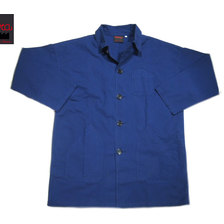 VETRA #1068 MEN'S GARMENT DYED OVERSIZED SHOPCOAT MADE IN FRANCE hydrone画像