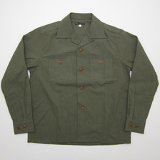 BLACK SIGN Cotton Sucker Open Shirt BSSL-18102B画像