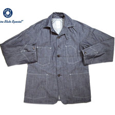 POST OVERALLS #1102XXR CONE 7oz DENIM ENGINEER'S JACKET indigo画像