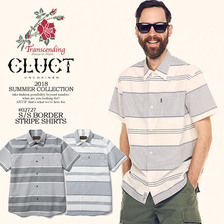 CLUCT S/S BORDER STRIPE SHIRTS 02727画像