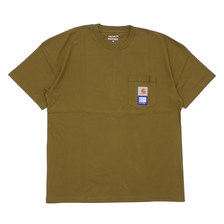 PACCBET &times; Carhartt WIP Pocket T-Shirt KHAKI画像