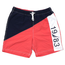 NAUTICA RESORT SWIM PANTS ORANGExNAVY画像