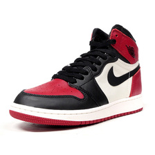 NIKE AIR JORDAN 1 RETRO HIGH OG BG "BRED TOE" "MICHAEL JORDAN" "LIMITED EDITION for JORDAN BRAND" BLK/RED/WHT 575441-610画像