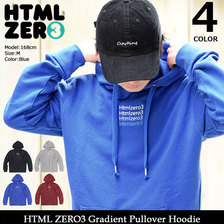 HTML ZERO3 Gradient Pullover Hoodie PA158画像