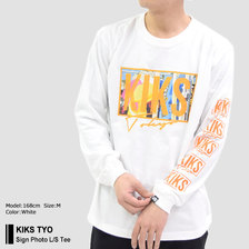 KIKS TYO Sign Photo L/S Tee KT1709T-06-18S画像