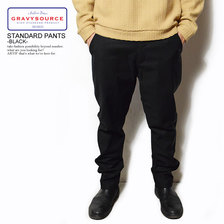 GRAVYSOURCE STANDARD PANTS -BLACK- GS18-HPT01画像