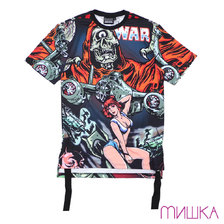 MISHKA A WAR HAPPY SIMON TEE BLACK MSS180017画像