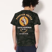 AVIREX EMBROIDERED T-SHIRT PHANTOM PHLYER 6183373画像