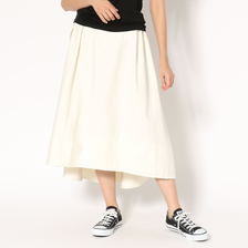 AVIREX BACK GATHERED SATIN SKIRT WITH BELT 6286044画像