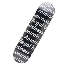 Supreme Illegal Business Skateboard BLACK画像