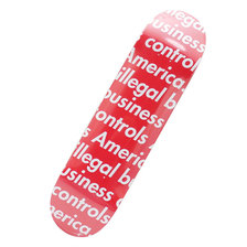 Supreme Illegal Business Skateboard RED画像
