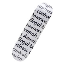 Supreme Illegal Business Skateboard WHITE画像