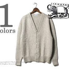 TENDER Co. NATURAL JUTE WOOL PATTERN CARDIGAN 742画像