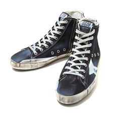 GOLDEN GOOSE SNEAKERS FRANCY -NAVY DENIM- GCOMS591-A5-8S画像