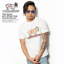 The Endless Summer TES BUHI ALL STAR TEE -92-WHITE/BEIGE- FH-8574314画像