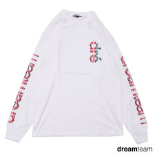 DREAM TEAM 80S LOGO L/S TEE WHITE画像
