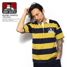 BEN DAVIS RUGBY SHIRTS -YELLOW- C-8580009画像