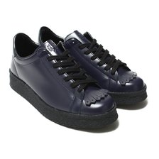 FRED PERRY Breaux Creeper Leather NAVY F29624-01画像