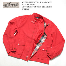 MISTER FREEDOM &times; SUGAR CANE MFSC SURPLUS COTTON/RAYON 70/30 BREEZER 2 SC14068画像