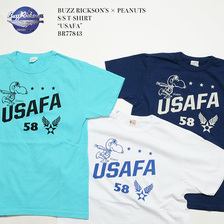 Buzz Rickson's &times; PEANUTS S/S T-SHIRT &ldquo;USAFA&rdquo; BR77843画像