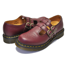 Dr.Martens 8065 MARY JANE SMOOTH CHERRY RED 20159600画像