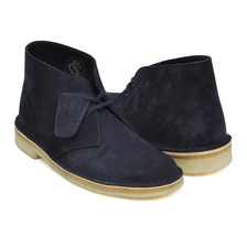 Clarks DESERT BOOT DARK NAVY SUEDE (WOMENS) 26118618画像