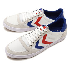 hummel SLIMMER STADIL CANVAS LOW WHITE/RED/BLUE HM63112K-9228画像
