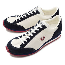 FRED PERRY VINSON NYLON WHITE/NAVY F29614-80画像