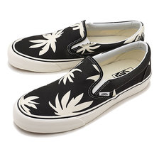 VANS Summer Leaf Classic Slip-On SF black/white VN0A3MUCQFC画像