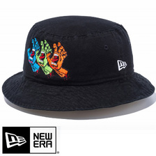 NEW ERA バケット01 Santa Cruz 3スクリーミングハンド ブラック 11557935画像