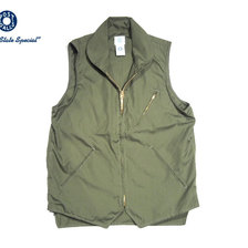 POST OVERALLS #1522 COTTON BROADCLOTH EZ-CRUZ VEST olive画像