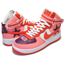 NIKE LAB AIR FORCE 1 HI / RT sunblush/bordeaux-team orange AQ3366-601画像