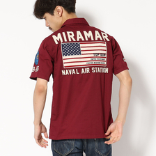 AVIREX PATCHED MILITARY SHIRT NAVA 6185107画像