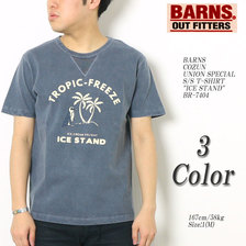 BARNS COZUN UNION SPECIAL S/S T-SHIRT "ICE STAND" BR-7404画像