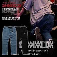 ANIMALIA CLIMBER'S CROPPED DENIM PANTS-PLAIN AN18U-PT03画像