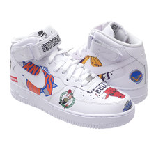 NIKE &times; Supreme AIR FORCE 1 MID '07 WHITE/WHITE画像