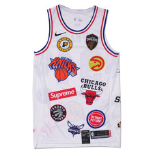 NIKE &times; Supreme NBA Teams Authentic Jersey WHITE画像