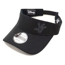 NEW ERA GOLF サンバイザー ディズニー ミッキーマウス ハンド スパンコール ブラック &times; ブラック&times; Disney 11557070画像