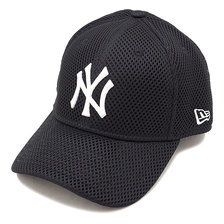 NEW ERA 39THIRTY スペーサーメッシュ ニューヨーク・ヤンキース ブラック &times; ホワイト 11557620画像