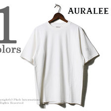 AURALEE TWIST COTTON CASHMERE TEE A8ST02CC画像