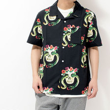 STUSSY Skull Pattern S/S Shirt 111969画像
