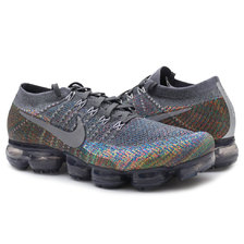 NIKE AIR VAPORMAX FLYKNIT DARK GREY/REFLECT SILVER-BLUE ORBIT 849558-019画像