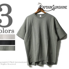 Kaptain Sunshine PAPER LOOOP WHEEL JARSEY BIG SILHOUTTE TEE KS8SCS02画像