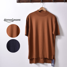 Kaptain Sunshine MOCKNECK HALF SLEEVED KNIT TEE画像
