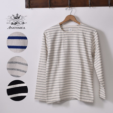 ANATOMICA MARNIER HENLY NECK TEE LONG SLEEVE画像