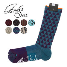 ANDSOX SUPPORT PILE CREW PATTERN画像