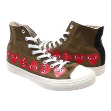 PLAY COMME des GARCONS &times; CONVERSE ALL STAR HI/PCDG KHAKI画像