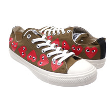 PLAY COMME des GARCONS × CONVERSE ALL STAR OX/PCDG KHAKI画像