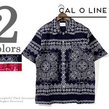 CAL O LINE BANDANA S/S SHIRT CL181-063画像