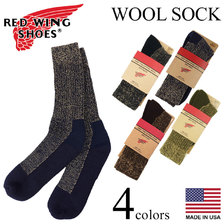 RED WING Deep Toe-capped Wool Boot Socks画像
